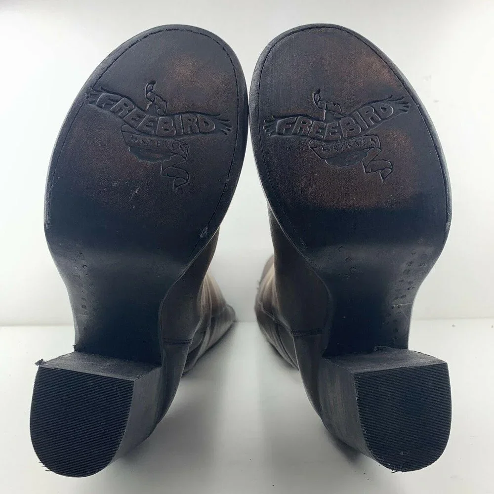 FreeBird by Steven‎ Womens 9 Beau Brown Cognac Knee